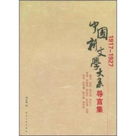 中国新文学大系导言集(1917-1927)