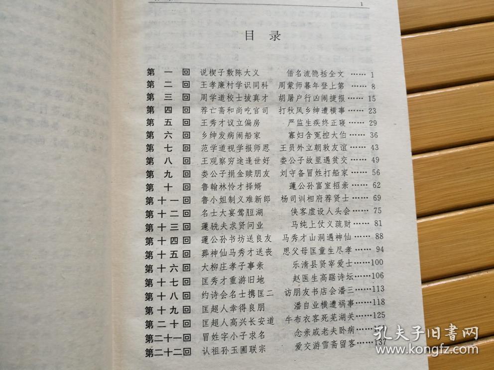 儒林外史(32开 精装)岳麓书社版