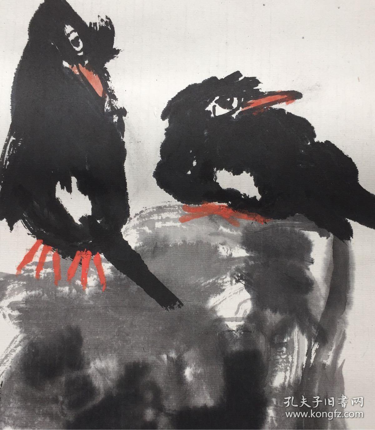 张加洛 水仙双鸟