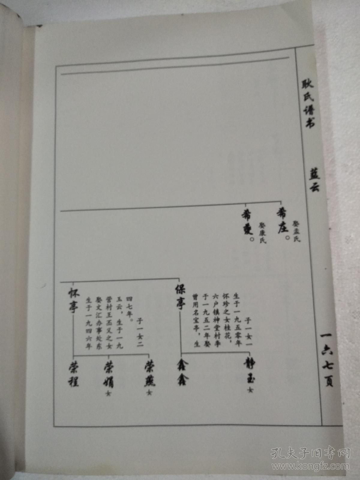 耿氏族谱(卷二 耿氏谱书 辈字:田守希亭荣) 16开 192页 2017年版 售