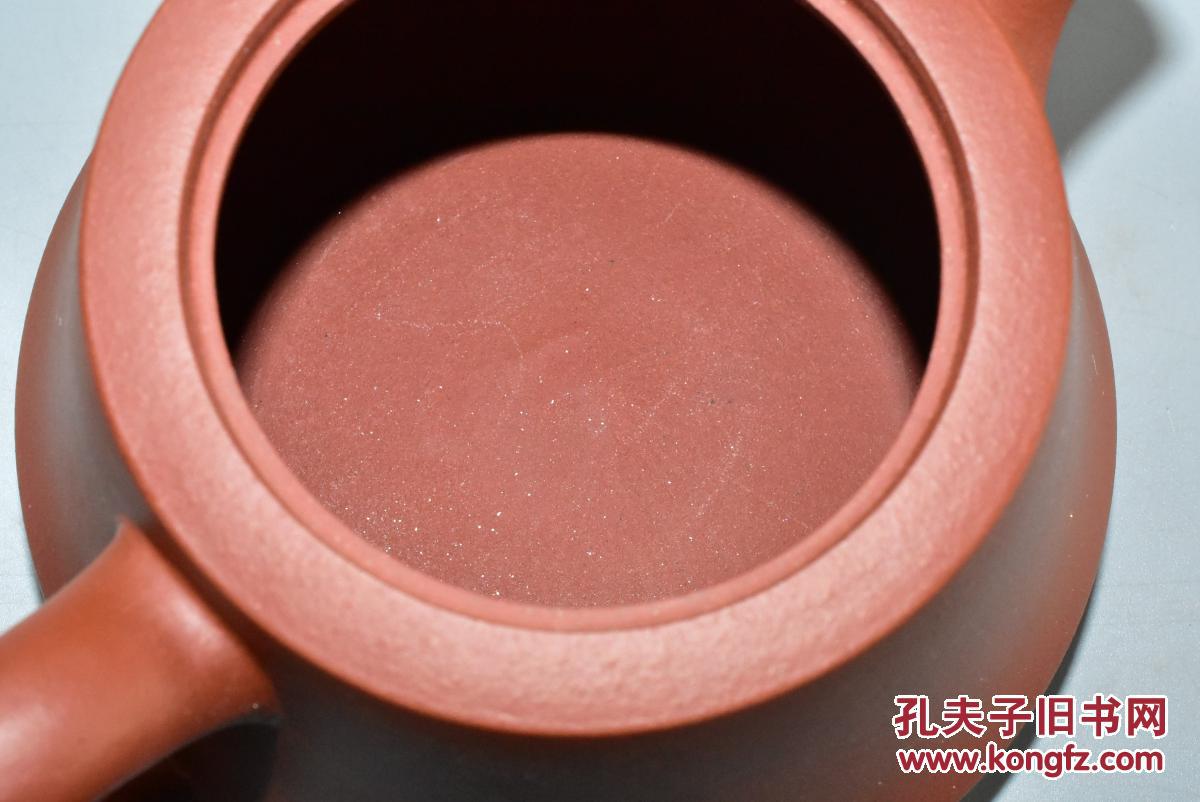 甲0739紫砂壶手工柱础壶工艺美术员史德中全新手工壶宜兴原矿朱泥壶嘴
