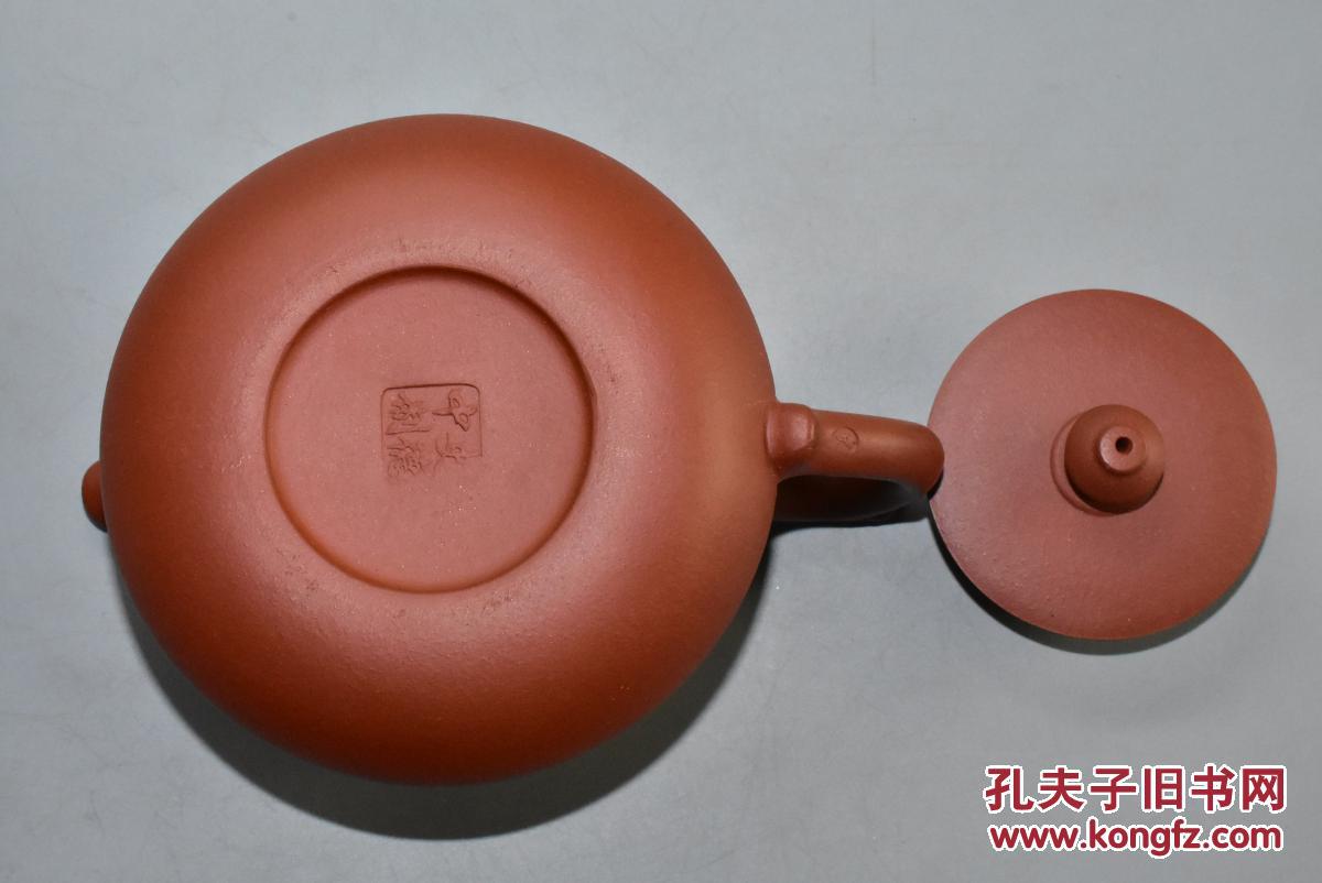 甲0739紫砂壶手工柱础壶工艺美术员史德中全新手工壶宜兴原矿朱泥壶嘴