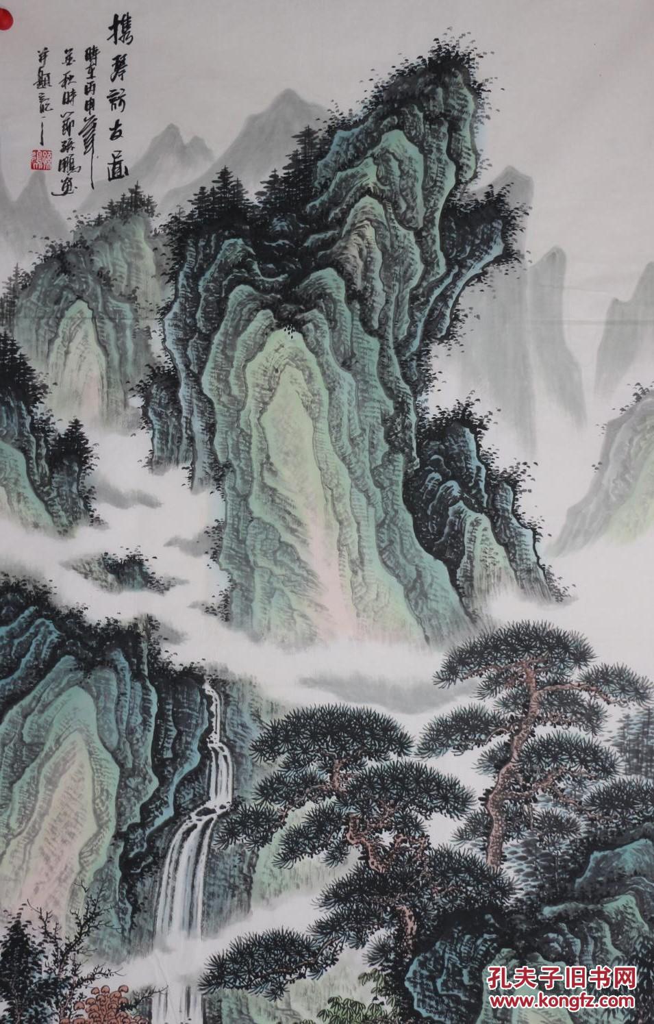 国画名家孙鹏老师四尺整纸作品