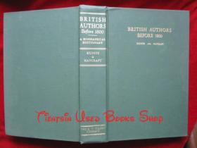 British Authors Before 1800（英语原版 布面精装本）1800年前的英国作家