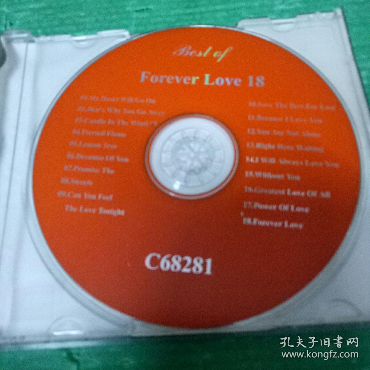 forever love 18 英文 cd
