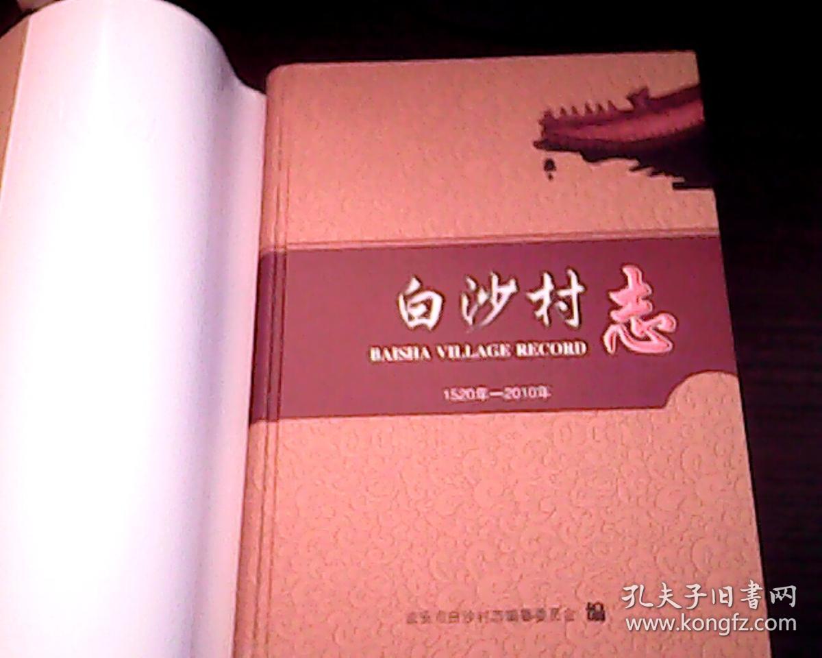 【河北邯郸】白沙村志 1520年-2010年