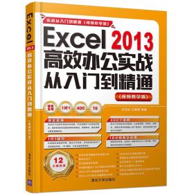 Excel 2013高效办公实战从入门到精通/实战从入门到精通 视频教学版（附光盘1）