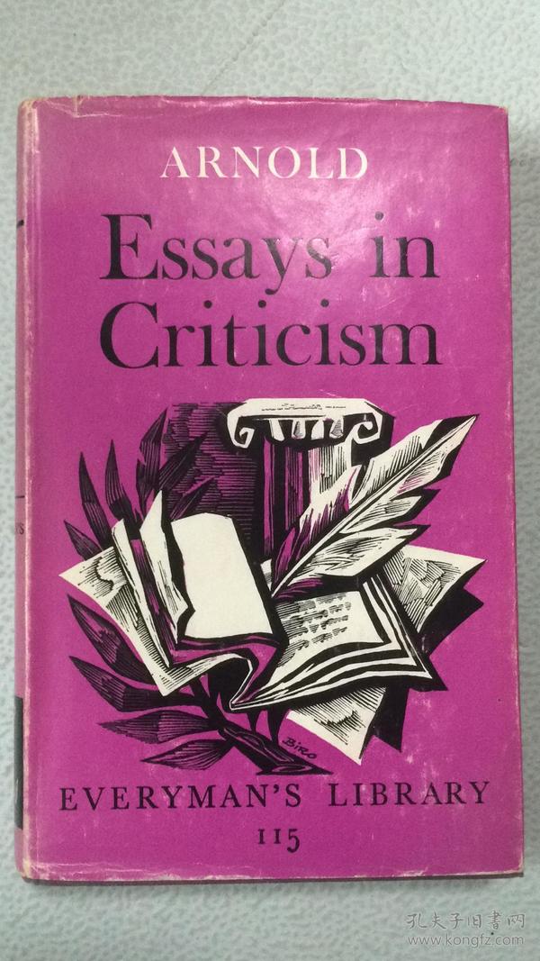 essays in criticism by arnold