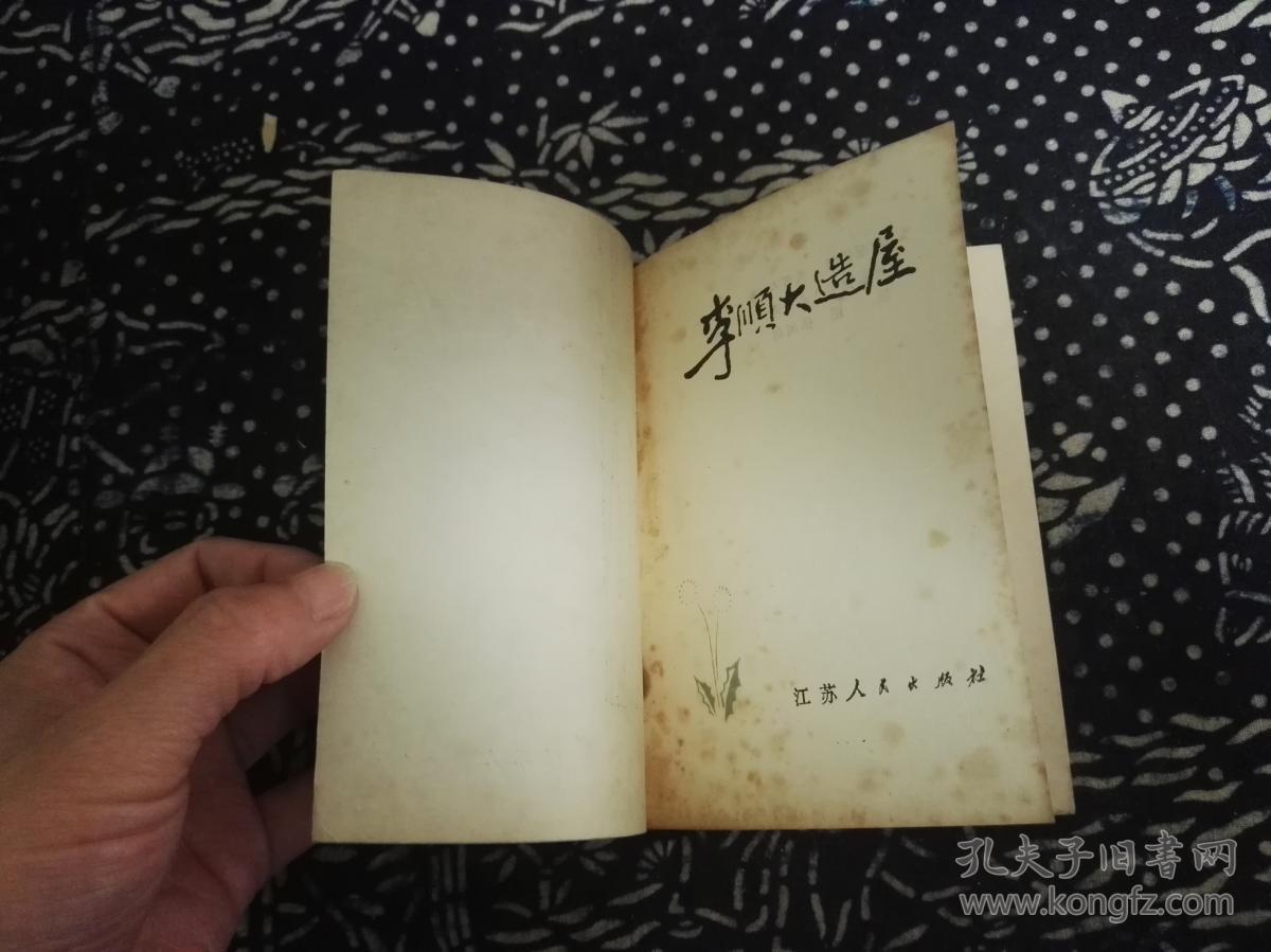 李顺大造屋《钟山》文艺小丛书】