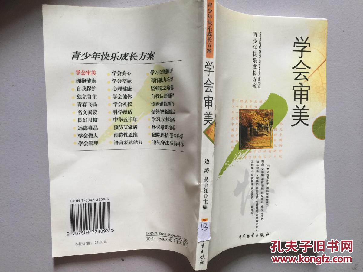 青少年快乐成长方案-学会审美 .