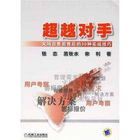 超越对手——大项目售前售后的30种实战技巧