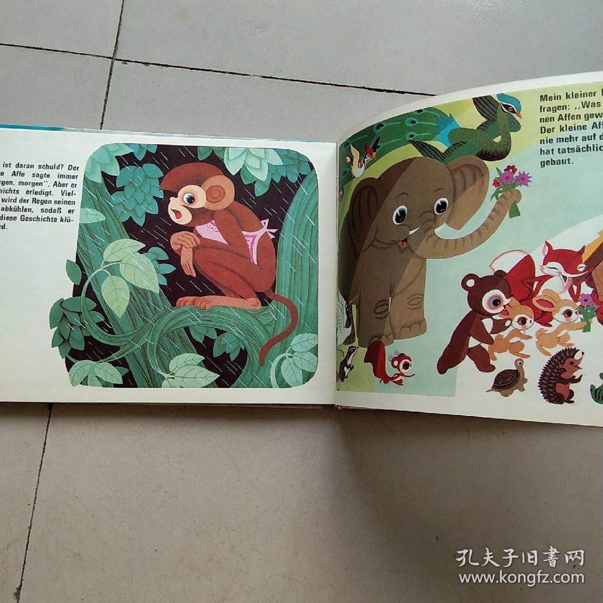 彩色连环画等明天德文版16开精装