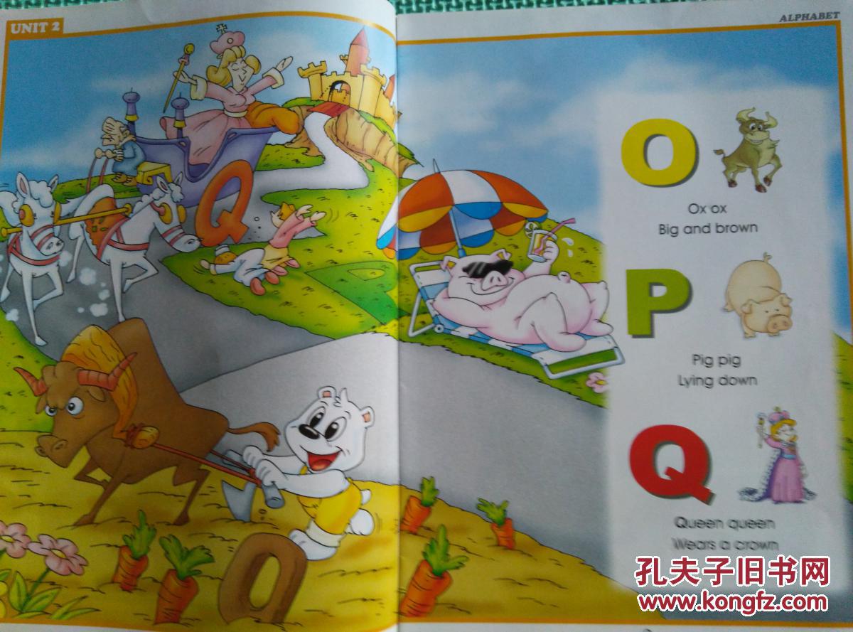 吉的堡奇妙英语乐园(课本)第一级 字大 配图 点读书