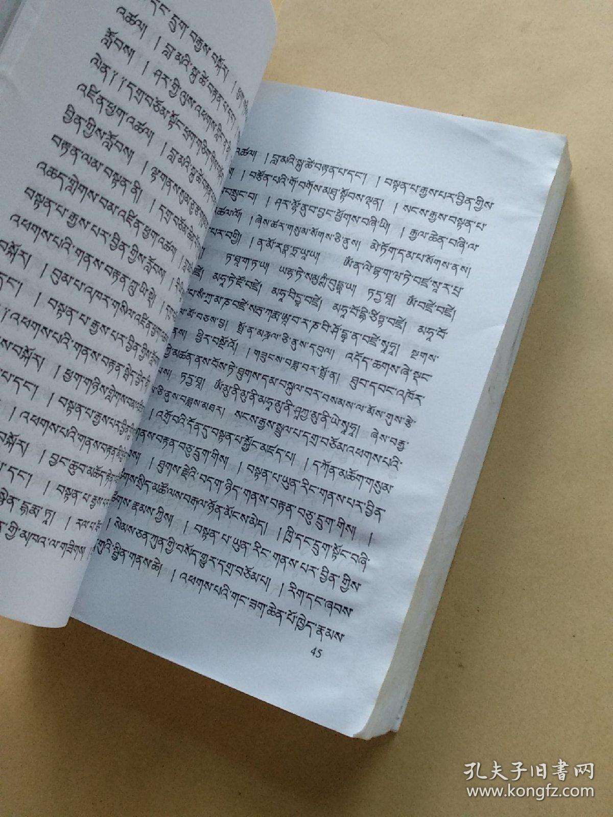 萨迦派念诵及仪轨经集(藏文)品相有图