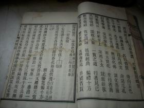 大开本线装-白纸精刻佛教古籍【禅门日诵诸经】一巨厚册500多面全！后几页品弱如图！开本26/18厘米