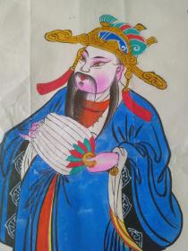 中国书协理事国家一级美术师刘新德手绘财神