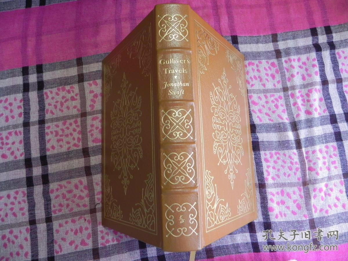 gullivers travels 格列佛游记 easton press 真皮精装收藏版,书口