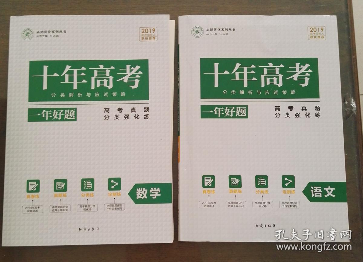 十年高考分类解析与应试策略语文志鸿优化系列丛书20186修订版