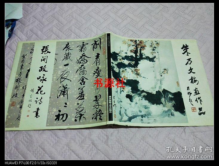 【朱乃文梅画作品 张开政咏花诗书 】