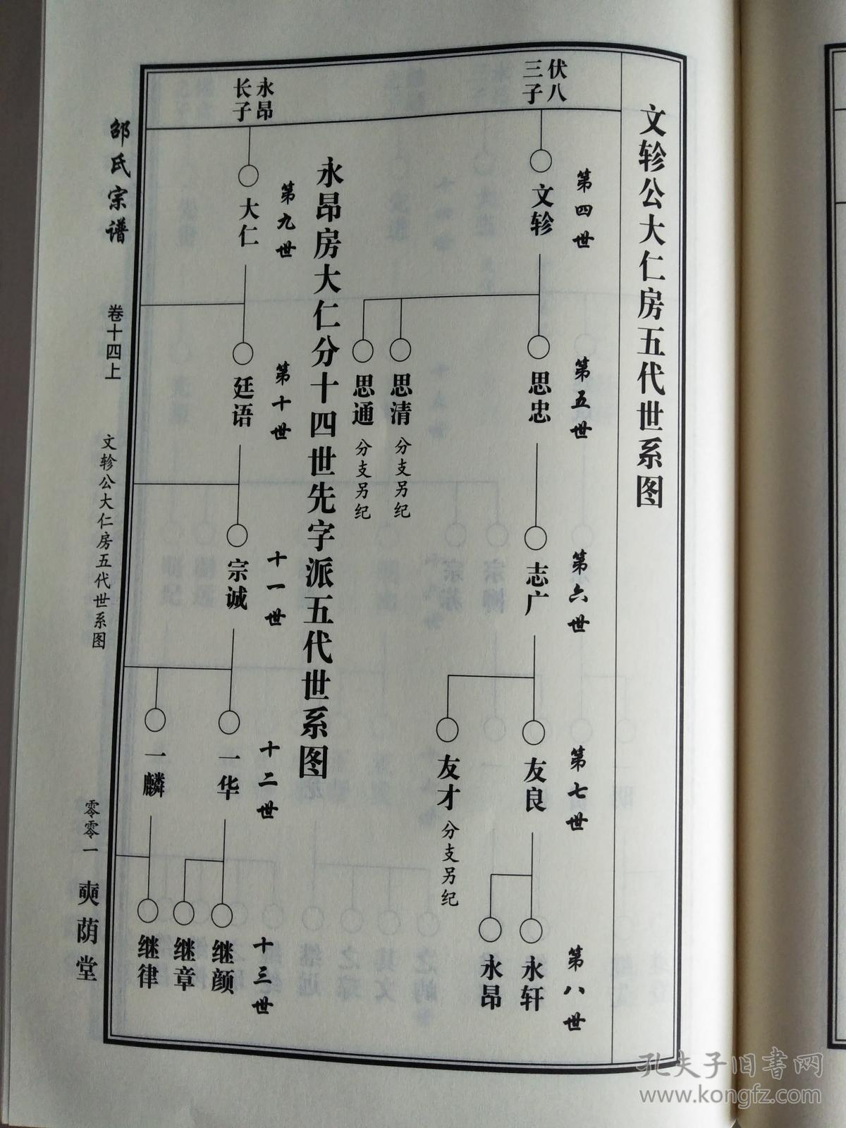 邵氏宗谱奭荫堂中华邵氏宗谱千四公支硬精装大16开1120页2015年版售