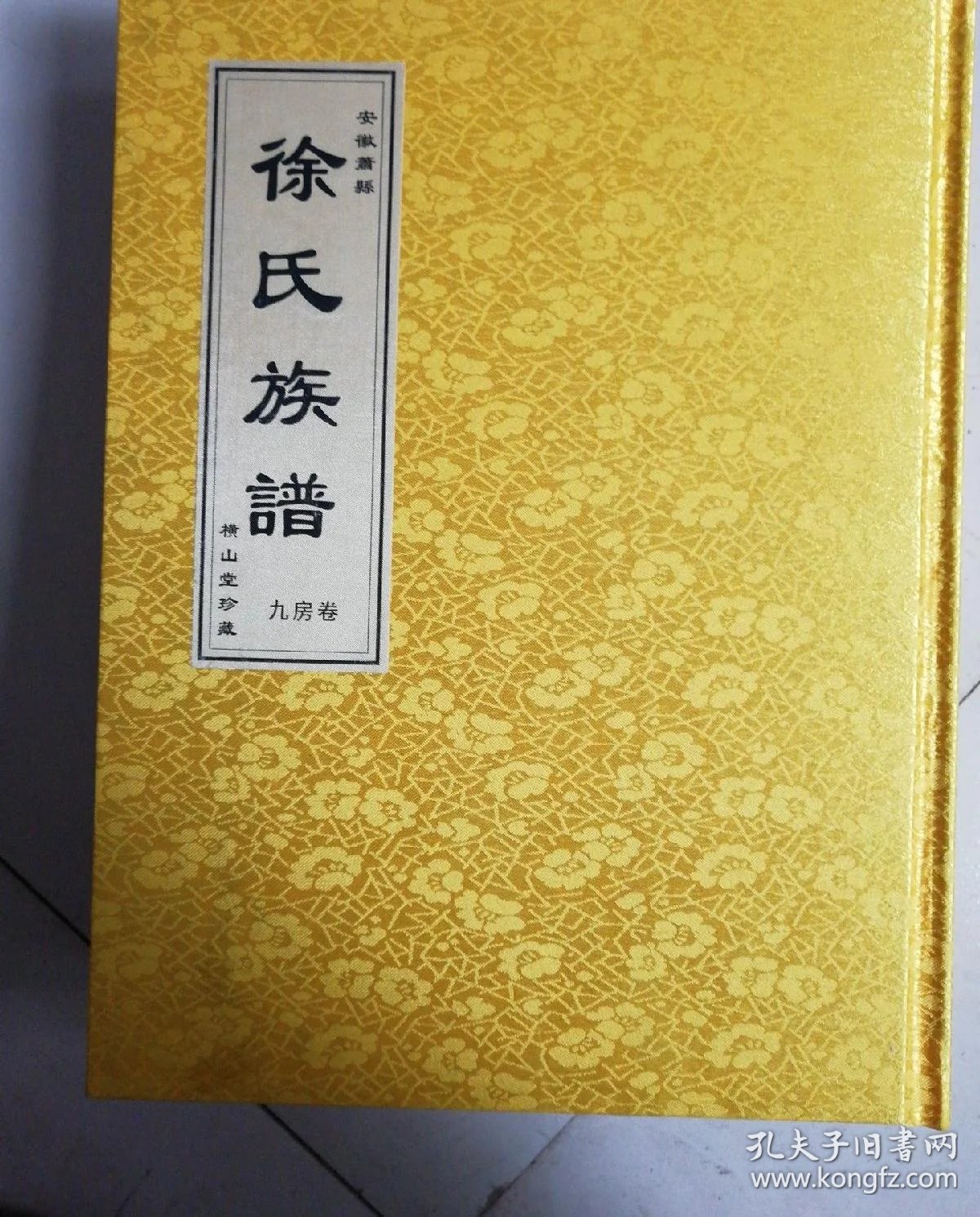 安徽萧县 徐氏族谱 九房卷