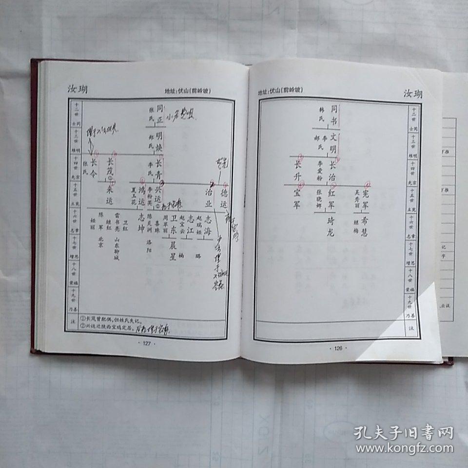 贺氏家谱贺沟精装净重690克