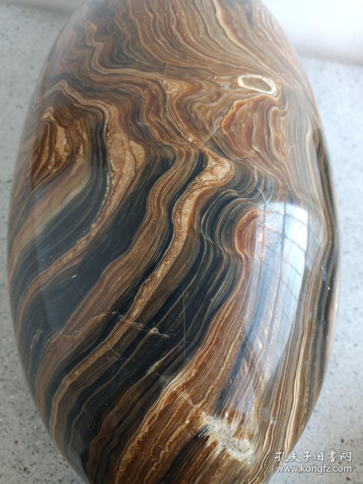 大理木纹石赏瓶2005年2