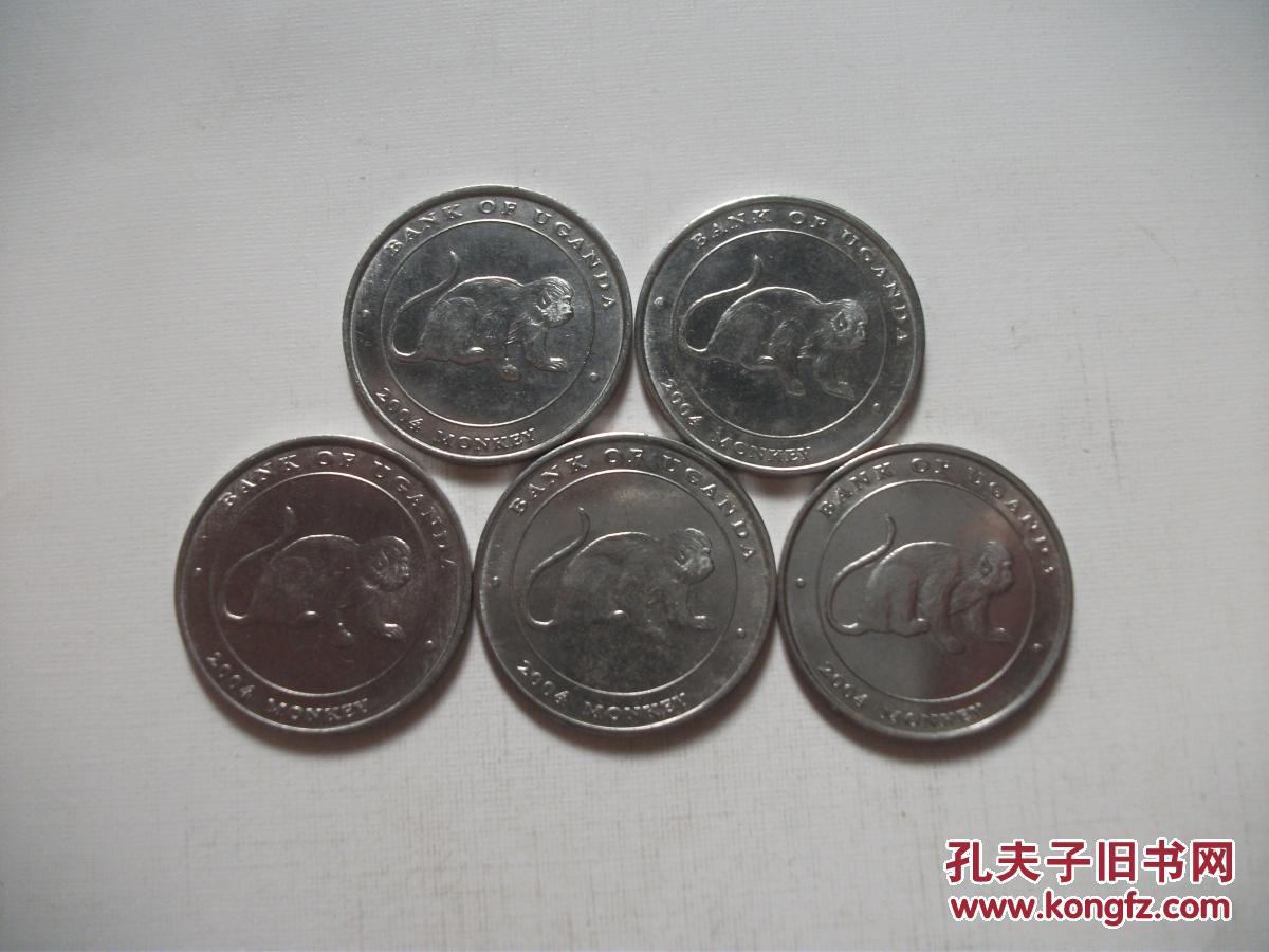 非洲:卢旺达硬币5枚