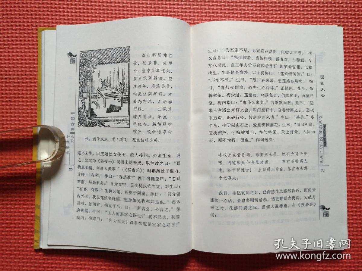 中国古典十大禁书 国色天香 上下册 精装本