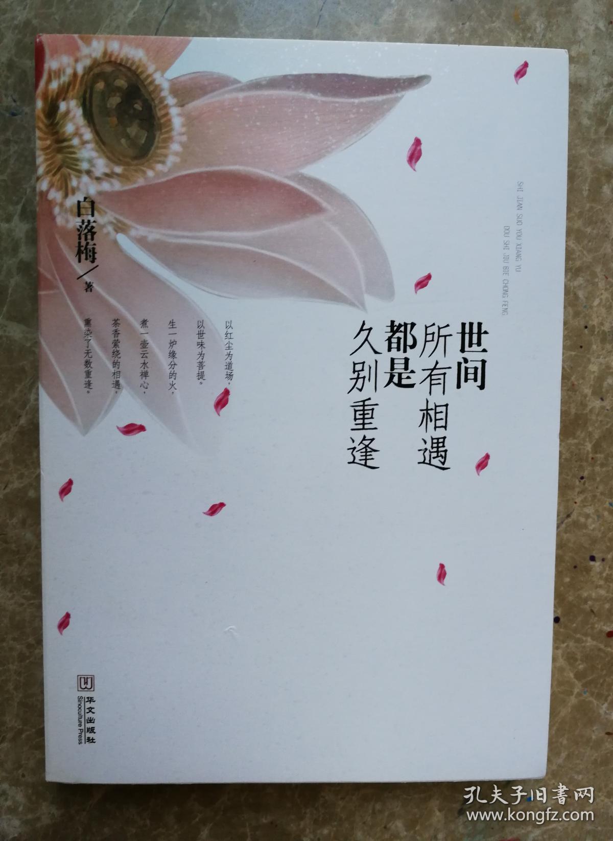 里重逢世间所有相遇都是久别重逢你若安好便是晴天白落梅作品三卷合售