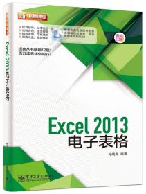 Excel2013电子表格 孙晓南 电子工业出版社 2015年01月01日 9787121251986