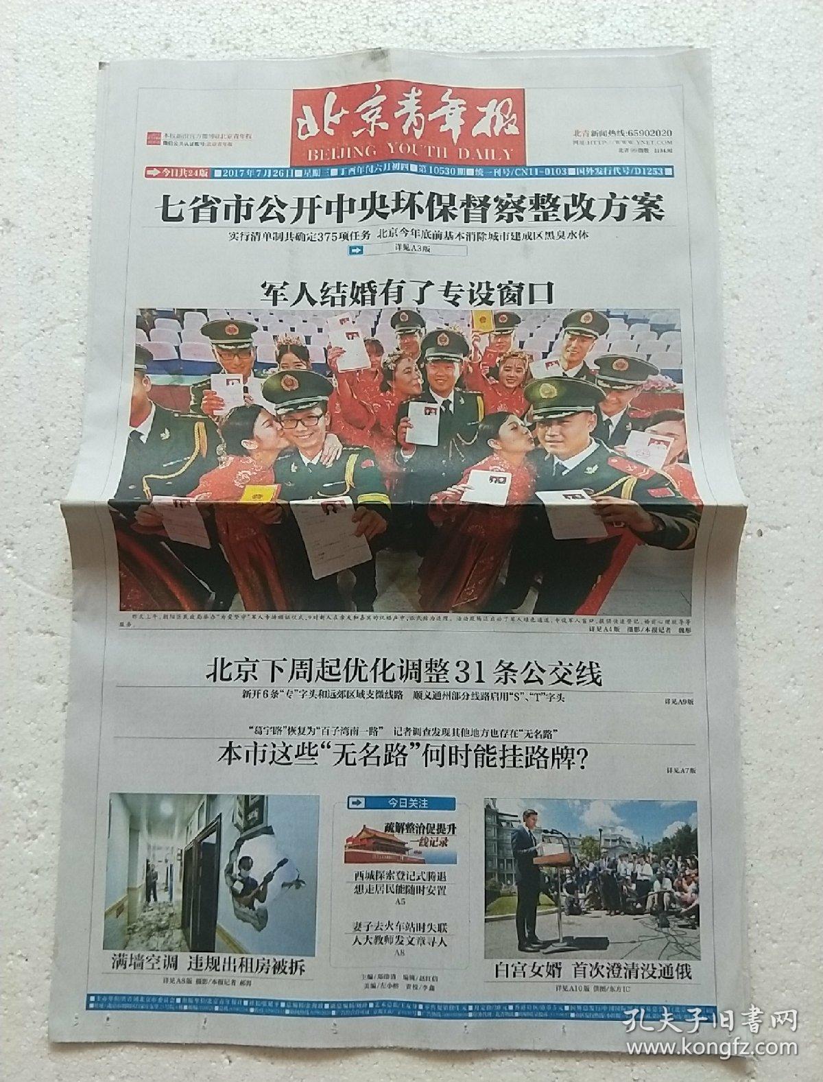 商品分类: 报纸>综合日报>北京