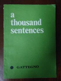 a thousand sentences