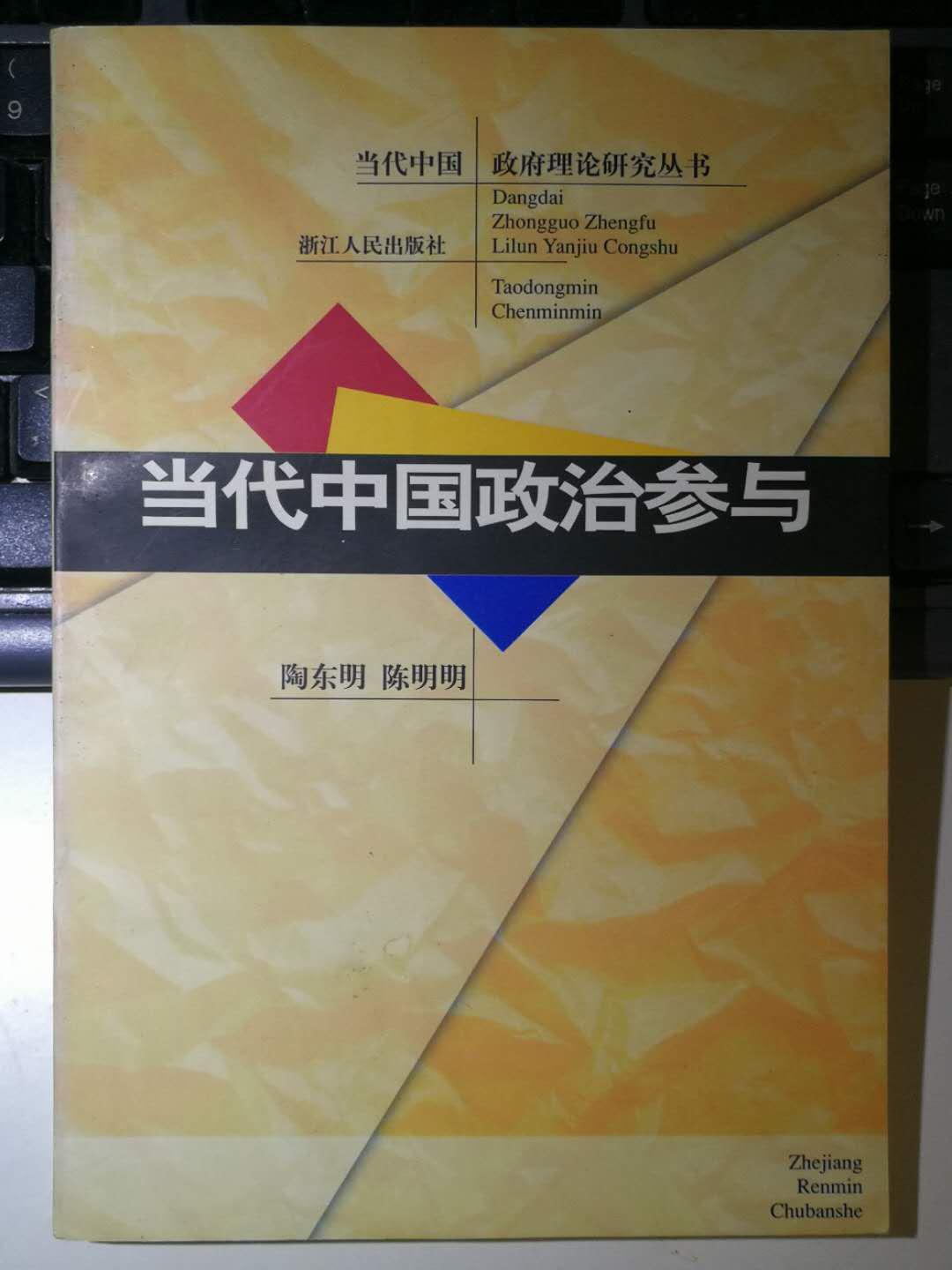 当代中国政治参与（当代中国政府理论研究丛书）