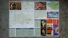 旧地图-新加坡地图简体版(2002年44.01)2开85品