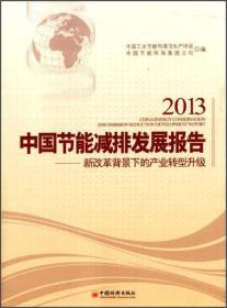 【正版书】2013中国节能减排发展报告:新改革背景下的产业转型升级