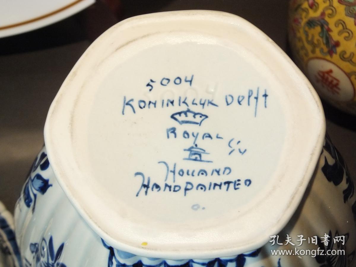 [吉守信艺术品宝库]西洋古董瓷器精品系列(asd3390)挪威回流荷兰皇家