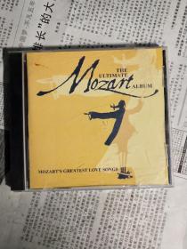 光碟 外国原版CD mozart greatest love songs