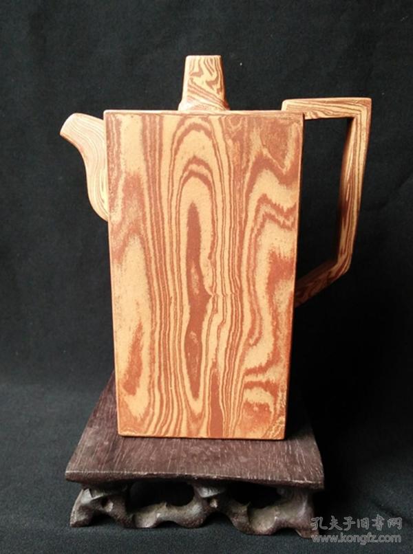 中华国礼紫砂壶艺术大师吴建荣绞泥高天柱壶