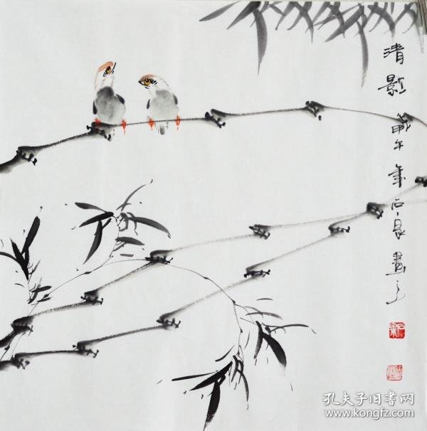 中国美协宝鸡分会会员,西普陀书画院院士石泉老师精品花鸟