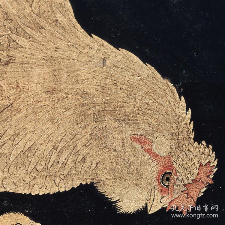 宋佚名子母鸡图328x608cm纸本国画宣纸绢布艺术微喷画芯名画复制原作