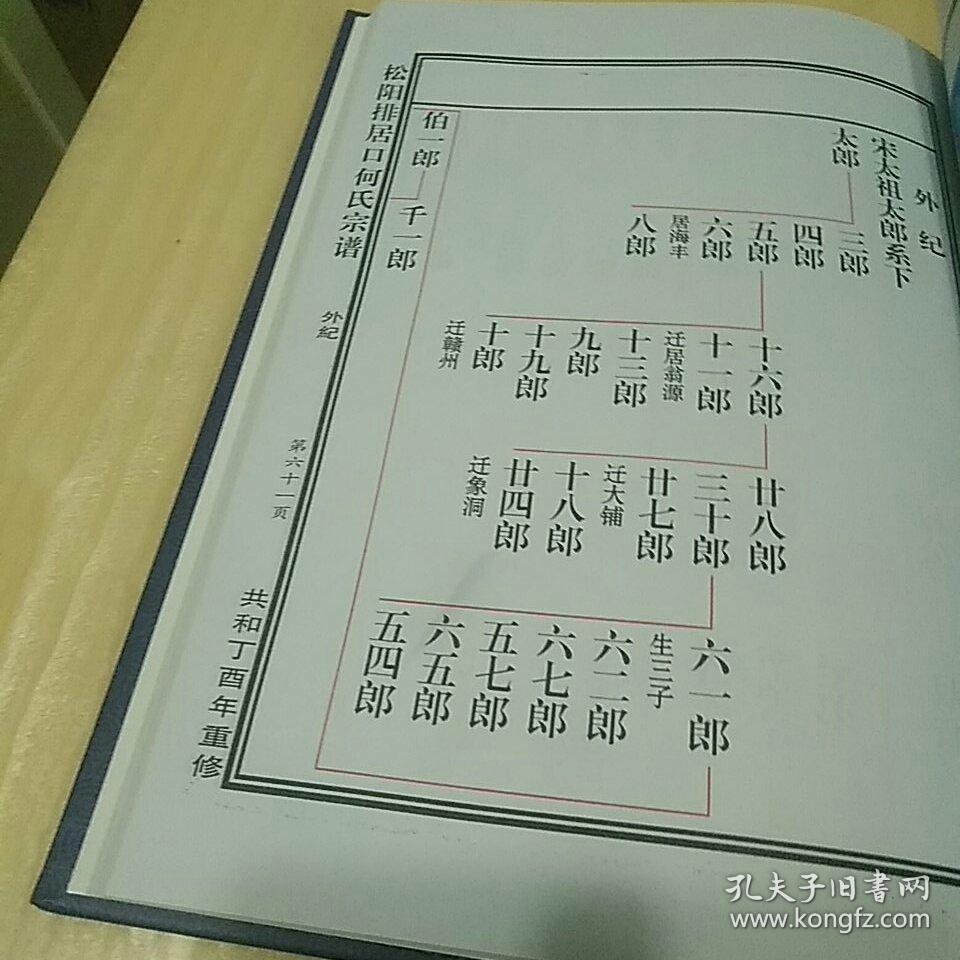 排居口何氏宗谱(浙江松阳)