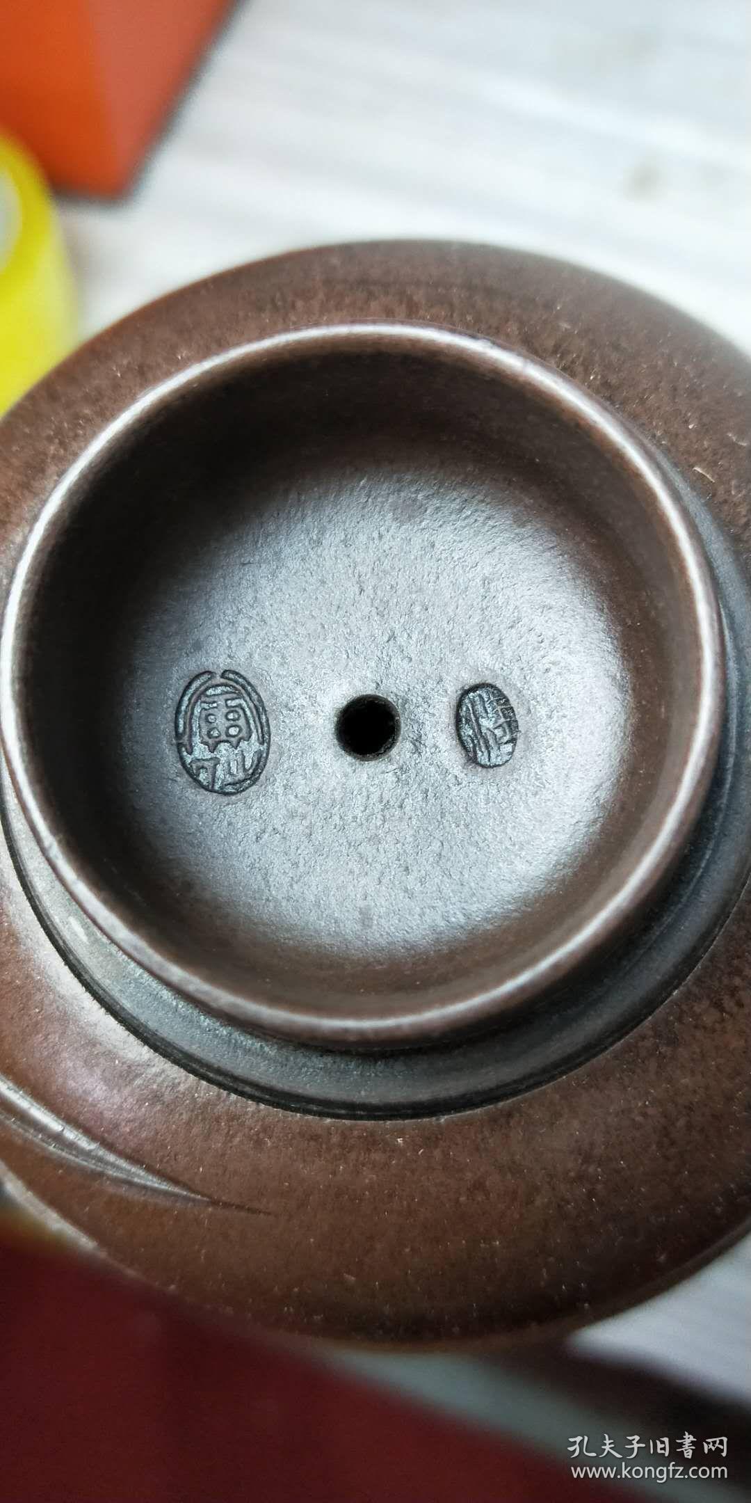 老紫砂壶一把中国工艺美术大师汪寅仙作品有福气步步高升竹节紫砂壶