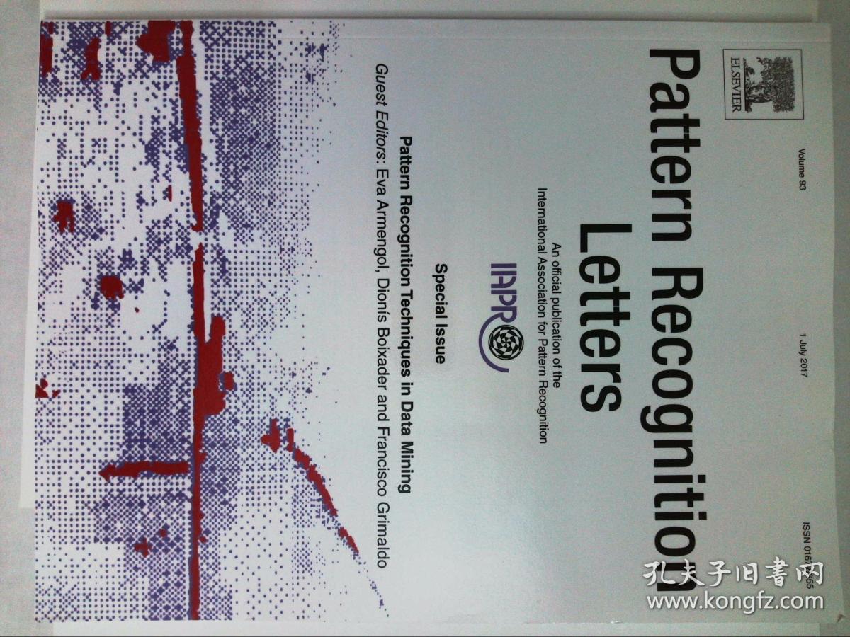 patternrecognitionletters2017071模式识别原版学术期刊