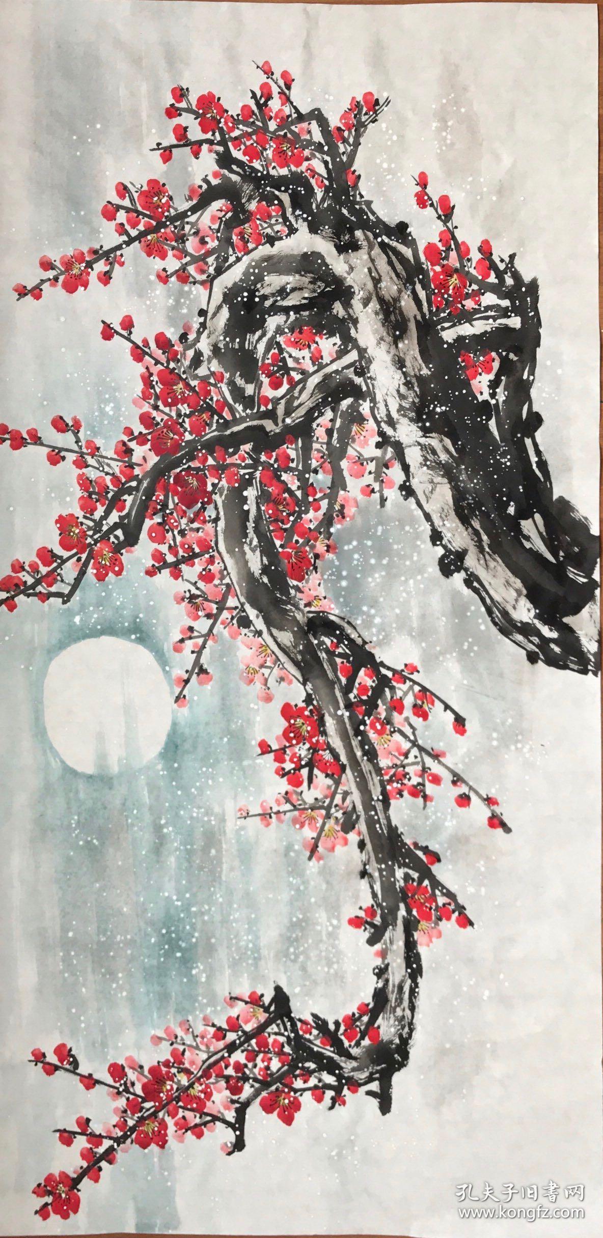 国画:梅花,手工绘画,非印刷品_不提头衔,只看作品_孔夫子旧书网