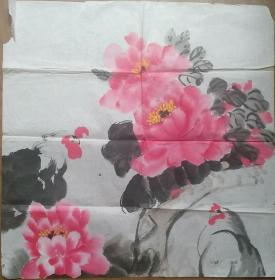 早期无款国画70CM*70CM