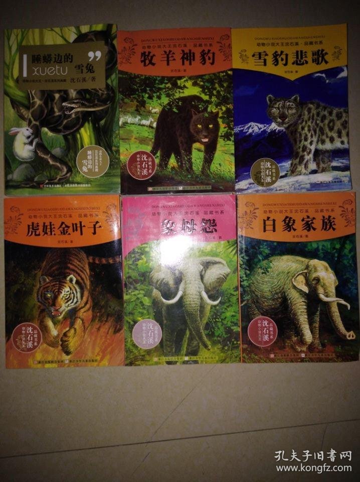 动物小说大王沈石溪·品藏书系:白象家族 象母怨 虎娃金叶子 雪豹悲歌