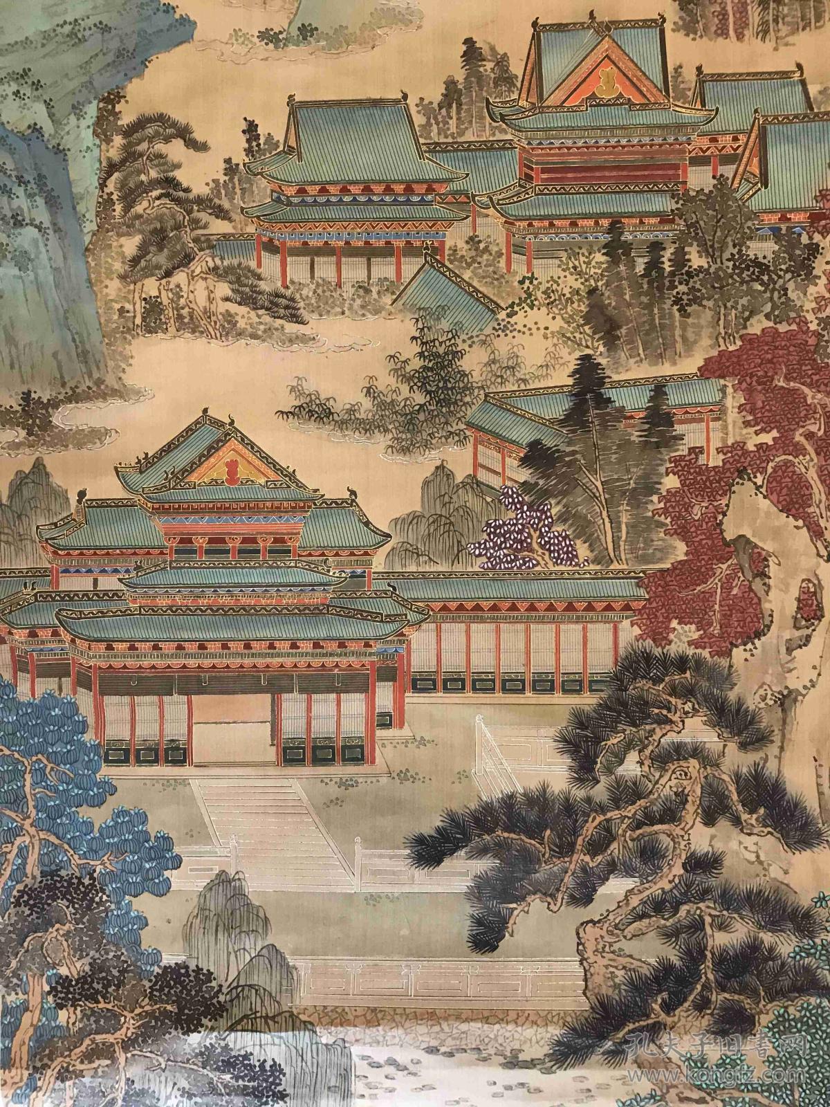 晏止安阿房宫图