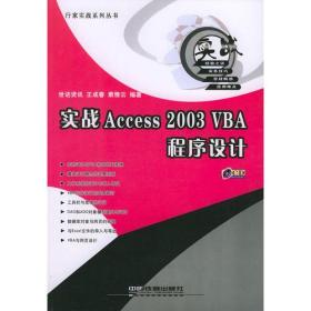 实战Access 2003 VBA程序设计