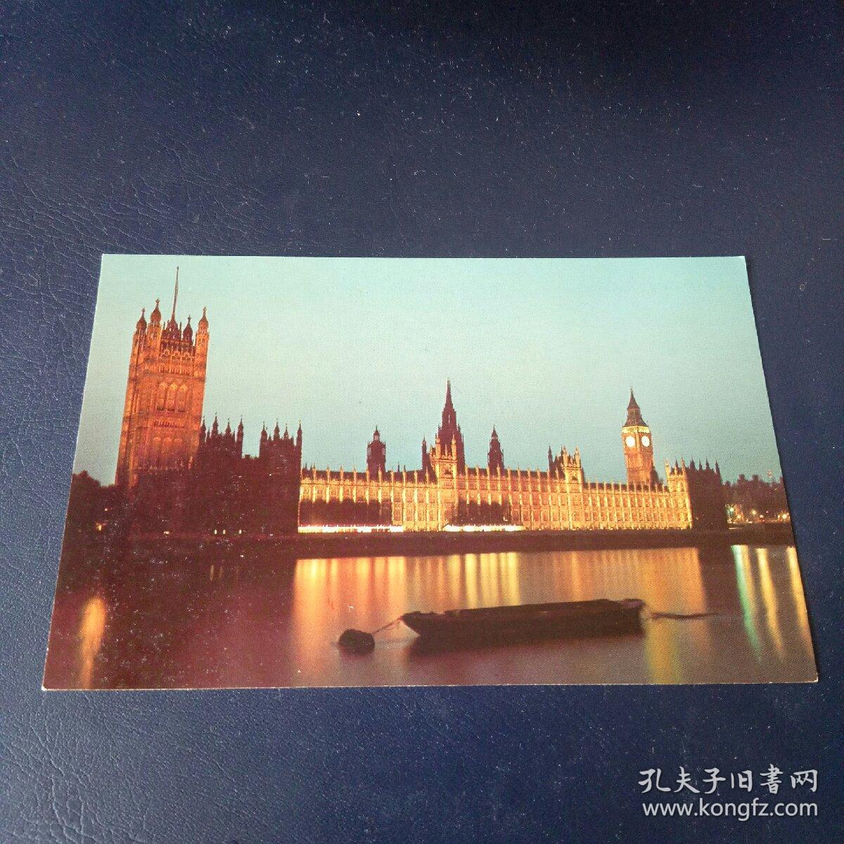 伦敦系列明信片12张白金汉宫大本钟伦敦桥伦敦街头英国皇家卫队